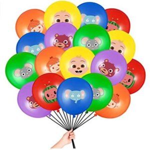 32 PCS Cocomelon Balloons for Birthday Parties, Birthday Party Supplies, Balloon